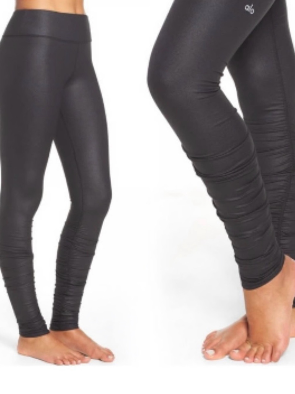 Alo Yoga Idol High Waisted Glossy Cinched New Without Tags Size XXS